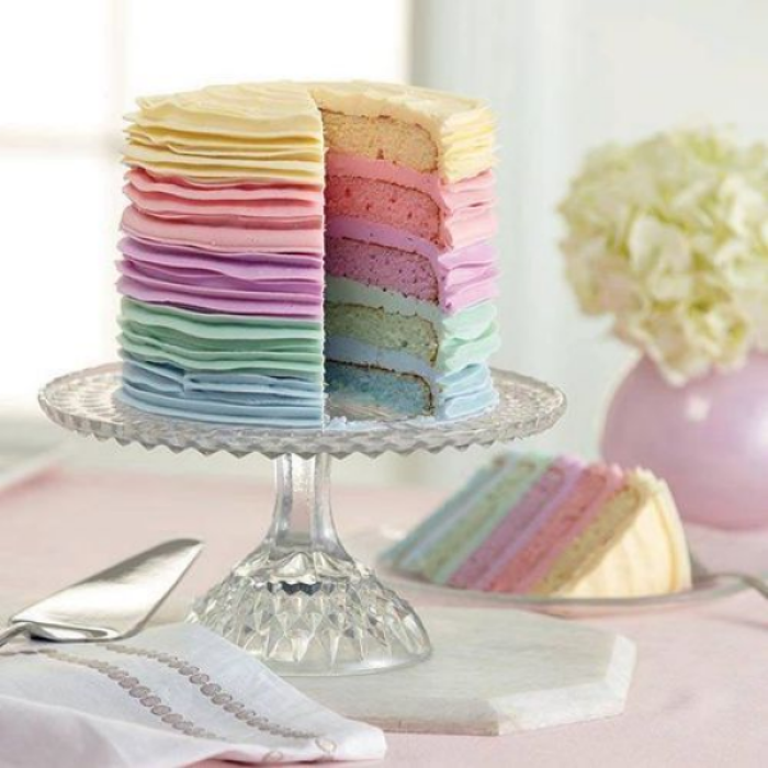 Rainbow pastel cake Roblox decal