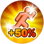 ⚡  +50% Run Speed