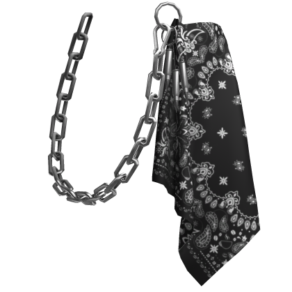 [1.0] Tucked Bandana Waist Chain w Bullets