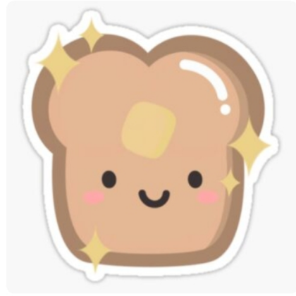 Kawaii bread Roblox decal