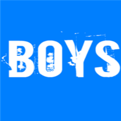 Boys Sign Roblox decal