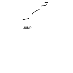 Jumping orca