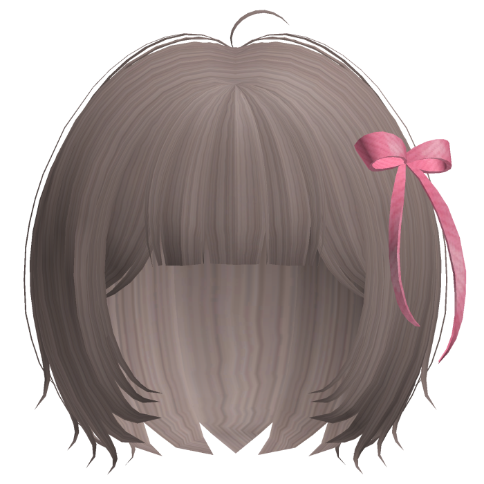 Milktea Cute Sweet Ribbon Bob
