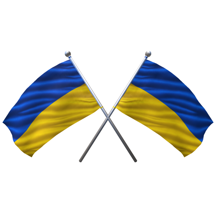 Ukraine Shoulder Double Flag