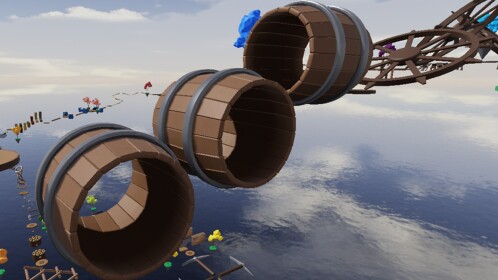 Crazy Wooden Obby