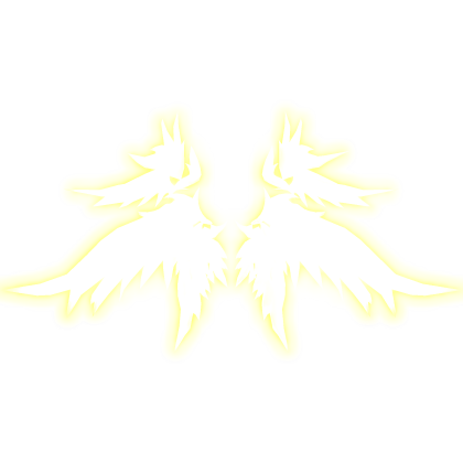 Glowing Emissive Seraphim Angel Wings (Gold)