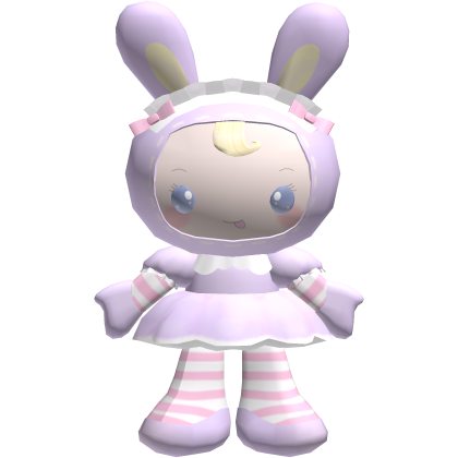 ╰♡ kawaii purple mezzo piano berrie-chan plushie ! Roblox item