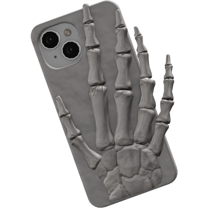 Skeleton White Halloween Phone Roblox item