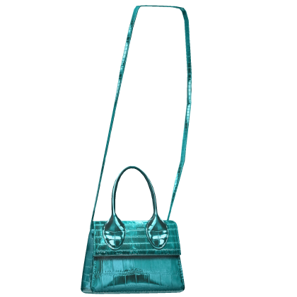 Blue Metallic Mini Crossbody Bag 3.0