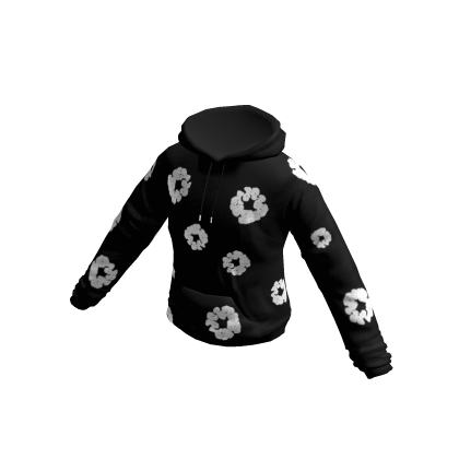 black denim hoodie thumbnail
