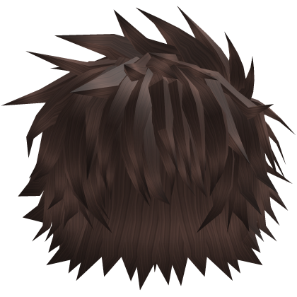 Brown Spiky Messy Scene Anime Emo Hair