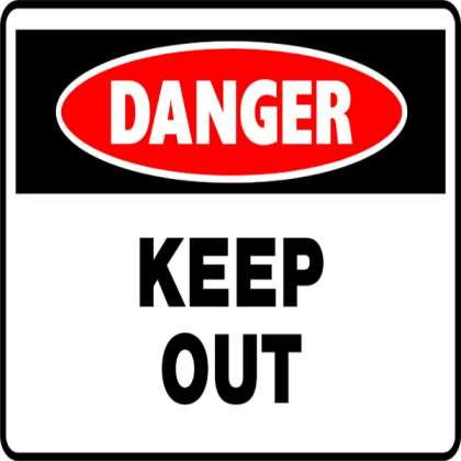 Keep out Bloxburg Roblox decal
