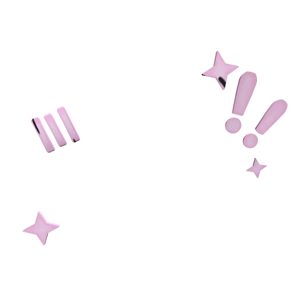 Pink Sparkle Symbols ⭐