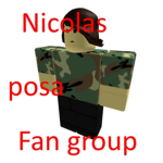 Nicolas posa fan group