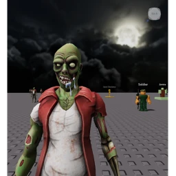 Team Up With The Soldiers And Take Out The Zombies icon