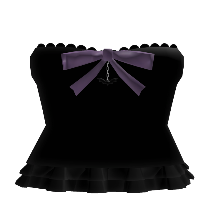 ♡ cute bat halloween dress in black & purple