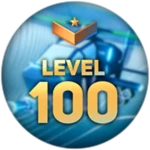 Level 100 Roblox badge thumbnail