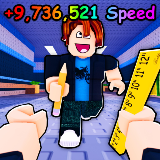 +1 Speed Escape the School official Roblox game thumbnail