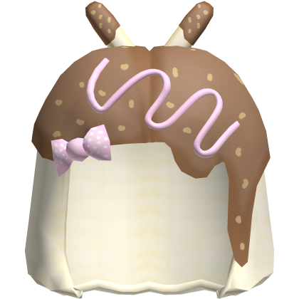 vanilla cutesy pokey cocco drizzle icecream hair Roblox item