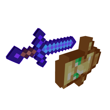 Enchanted Pixel Daimond Sword And Totem