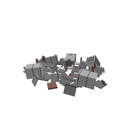 Destroyed Castle Ruins