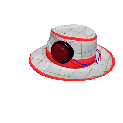 The Button Fedora Red