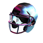 Limited Pink & Blue Chrome Helmet