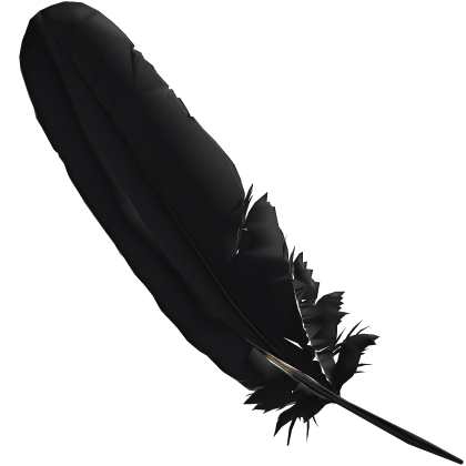 🪶raven feather clip ᐢo . oᐢ