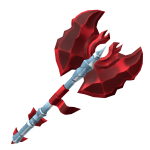 Silver  Ruby Titanic Axe