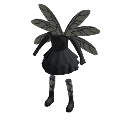 Goth Winged Outfit