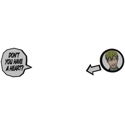 Naoya Zenin | Manga Text + Circle Pointer  Roblox item
