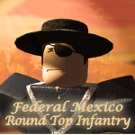 Federal Mexican Round Top Infantry
