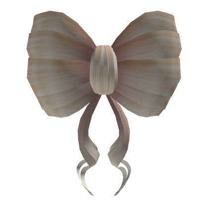 Blonde Hair Bow Extension Roblox item