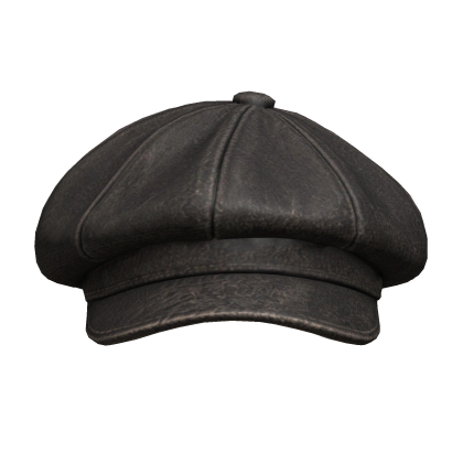 Vintage Newsboy Leather Cap