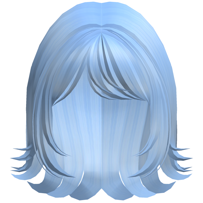 Soft Flipped Short Bob (Blue)