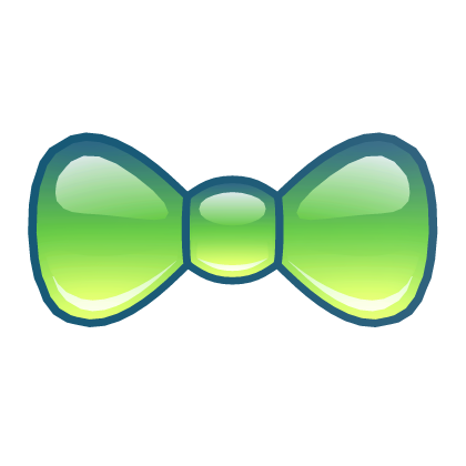 Frutiger Aero Green Bowtie