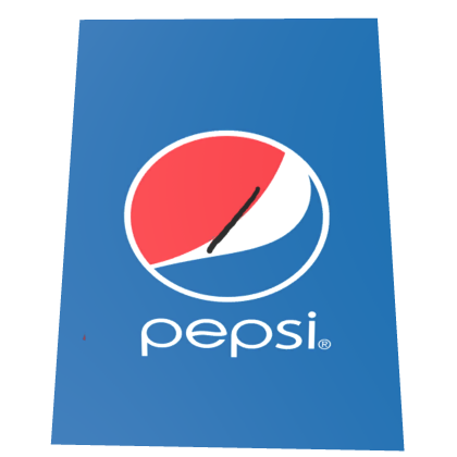 Blue Pepsi Soda Cape