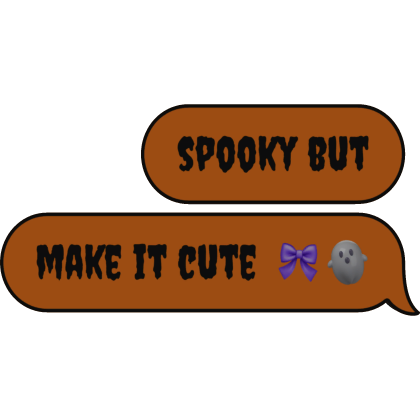 🎃 Halloween text bubble