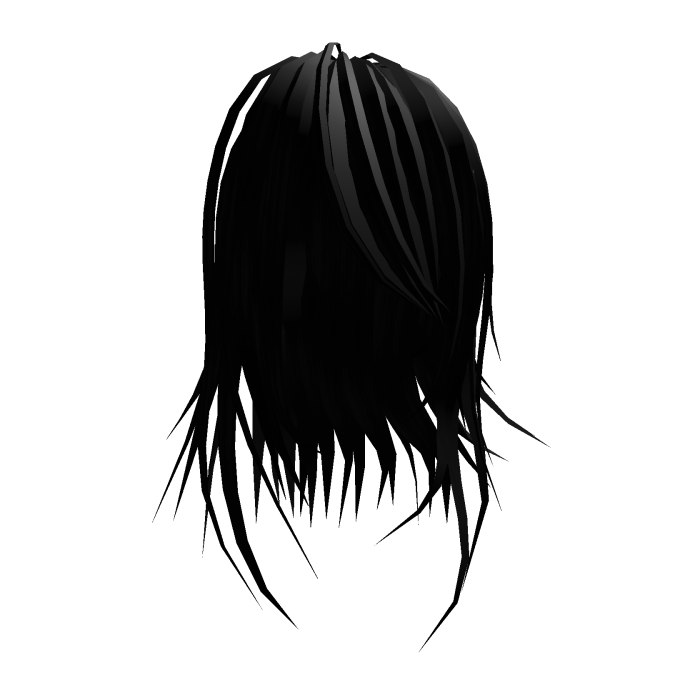 Cute hair with side-swept bangs black - h#ika