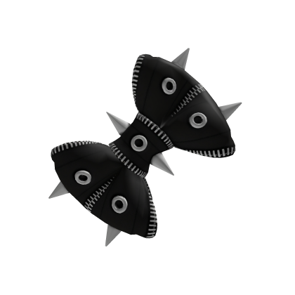 y2k bow emo scene black spike