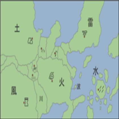 Naruto World Map Roblox decal