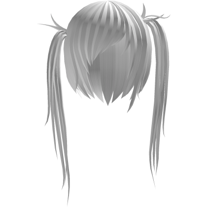 melancholy # asymmetrical twin tails ҂ white
