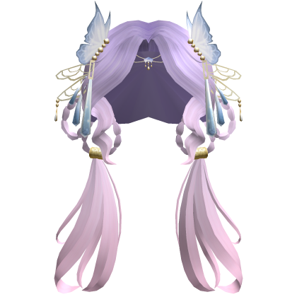 Magical Butterfly Lavender Hair Roblox item