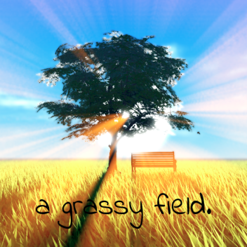 a grassy field.
