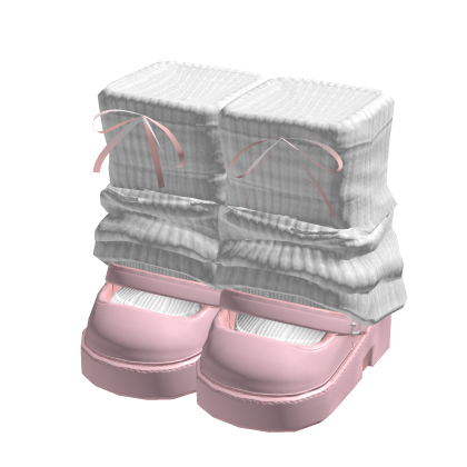Pink Bow Couette Doll Platforms