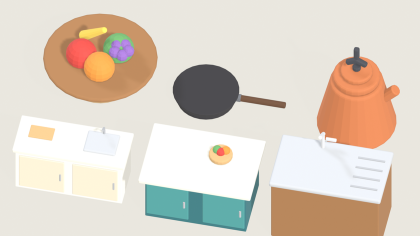 Low Poly Kitchen Appliance Pack x55 Cooking Props preview 5