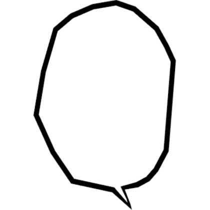 Manga / Comic Speech Bubble Effect Roblox decal