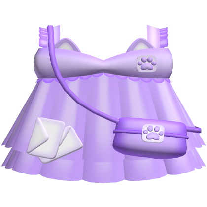 . ‿ ♡ cute mailman dress in purple