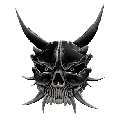 Oni White Skull Mask