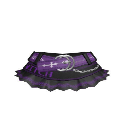 🎃❌Chibi Doll - Belt Purple witch skirt